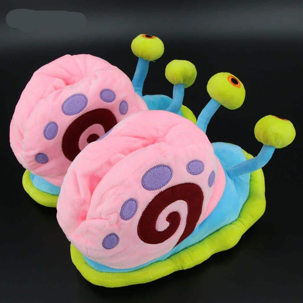 Chaussons Hiver Coton Peluche Bowknot Enfants Adultes - Semelle Souple Antidérapante