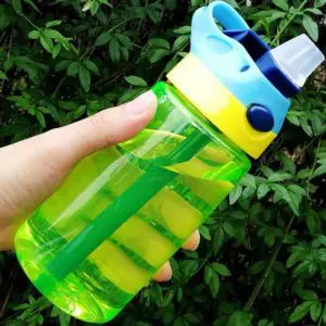 Monte Stivo Gourde pour enfants - 600 ml - Gourde sans BPA - Infuseur à  fruits - Bouteille d'eau - Rose