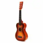 Guitare acoustique à 6 cordes pour enfant, bonne qualité et très original.