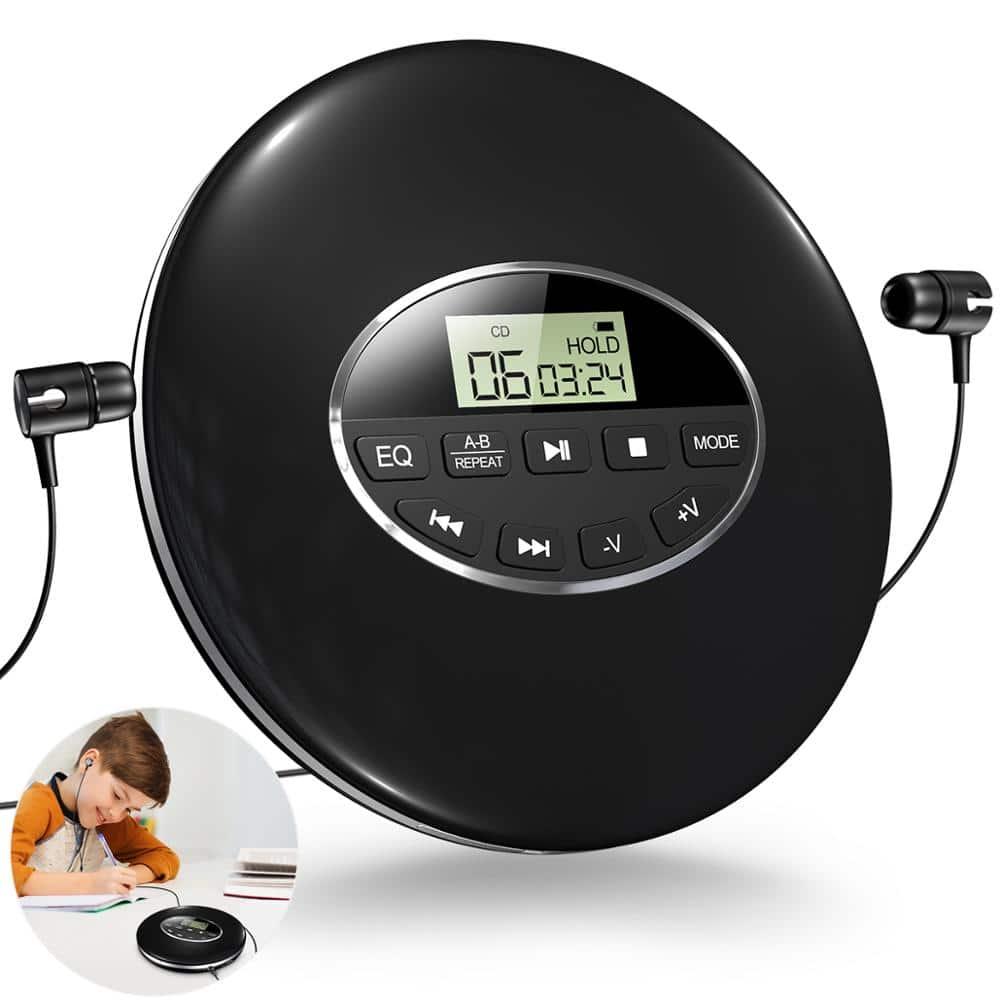 Lecteur de CD portable forme ronde pour enfant. Bonne qualité et très pratique.