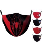 Masque en tissu avec imprimé super héros pour enfant. Bonne qualité et très tendance.