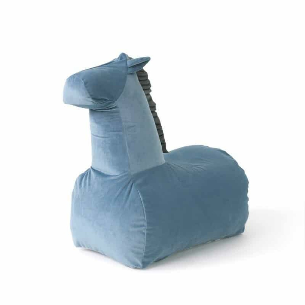 Mini pouf en forme d'un âne. Bonne qualité et très confortable.