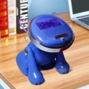 Réveil électronique en forme de chien. Bonne qualité et très tendance.