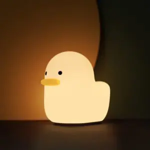 Veilleuse en forme de canard avec capteur tactile lumineux