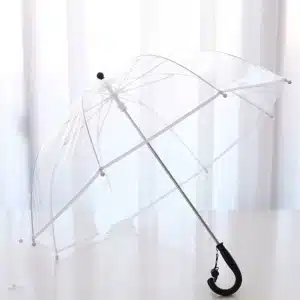 Mini parapluie transparent pour enfant. Bonne qualité et très tendance.