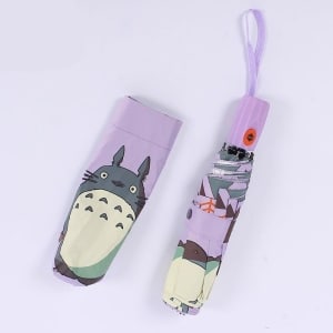 Parapluie pliable à motif Totoro pour enfant. Bonne qualité et très tendance.