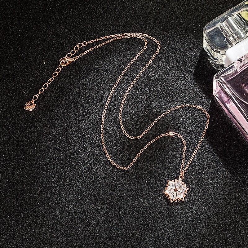 Collier En Chaîne Avec Pendentif Flocon De Neige • Enfant World