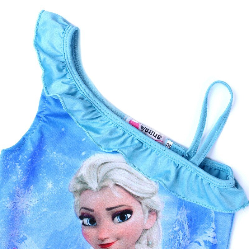 Maillot De Bain La Reine Des Neiges 2 - Anna Et Elsa, Taille 116, Lilas
