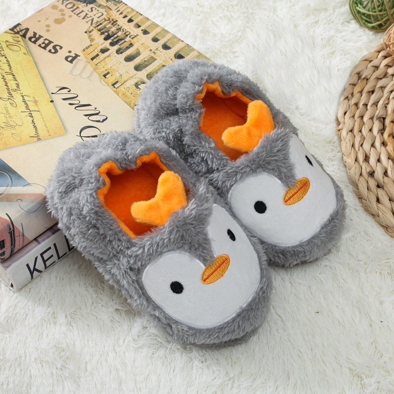 Chaussons,Pantoufles De Maison En Peluche Pour Femmes Et Hommes