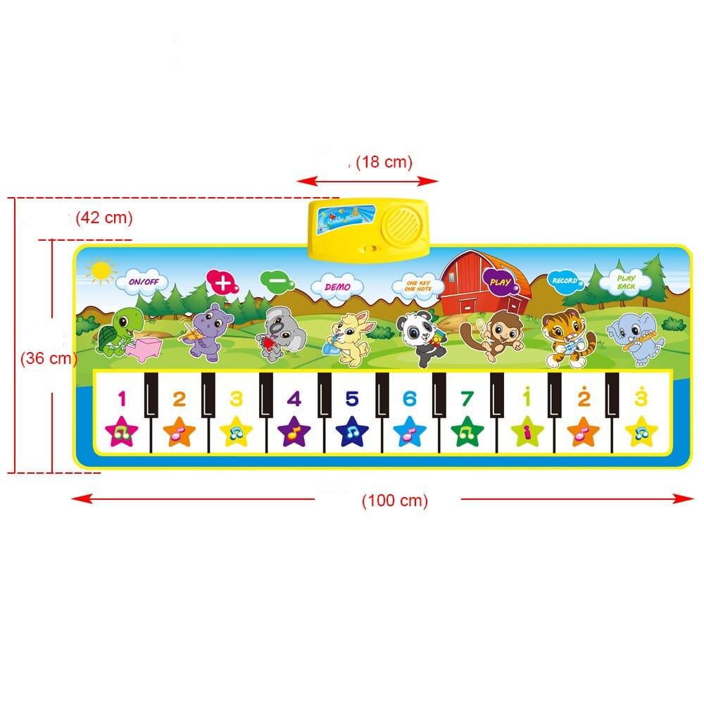 Tapis d'Eveil Jeux Bébé Piano Pied Musique Jouet – Bébé CuuuTe - Produite CuuuTe - Promo CuuuTe