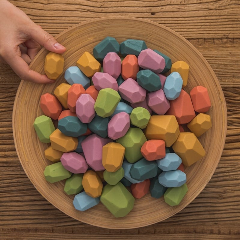 Pierres de construction en bois • Enfant World Pierres de construction en bois • Enfant World