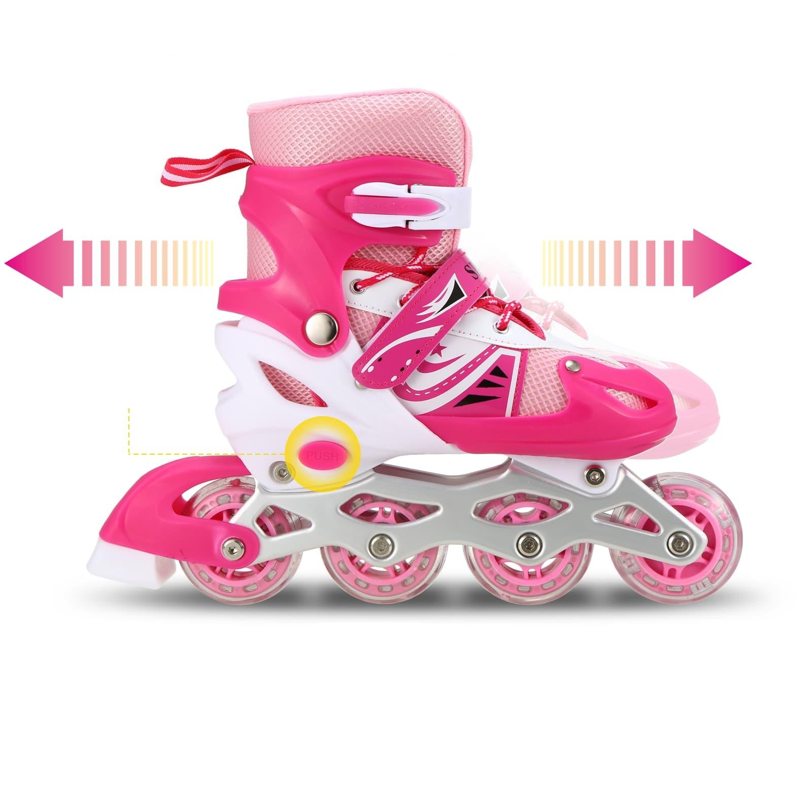 AYES Patins à Roues Alignées Adultes – Patins Fitness Et Loisirs Avec Freins Latéraux – Stabilité & Confort