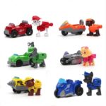 Ensemble six véhicules Pat Patrouille avec figurines. Bonne qualité avec plusieurs couleurs disponible.