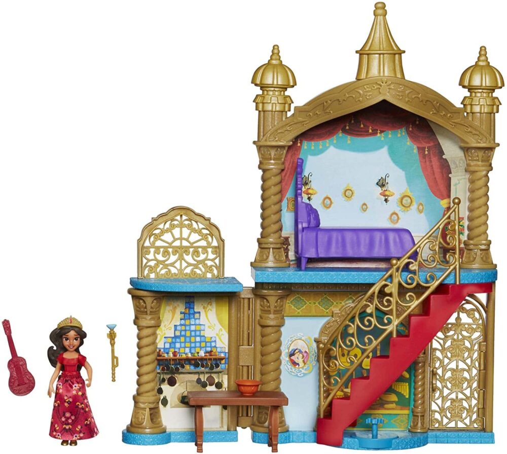 Palais de la princesse Elena d'Avalor doré et turquoise