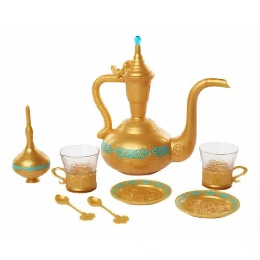 Dinette Aladdin service á thé doré