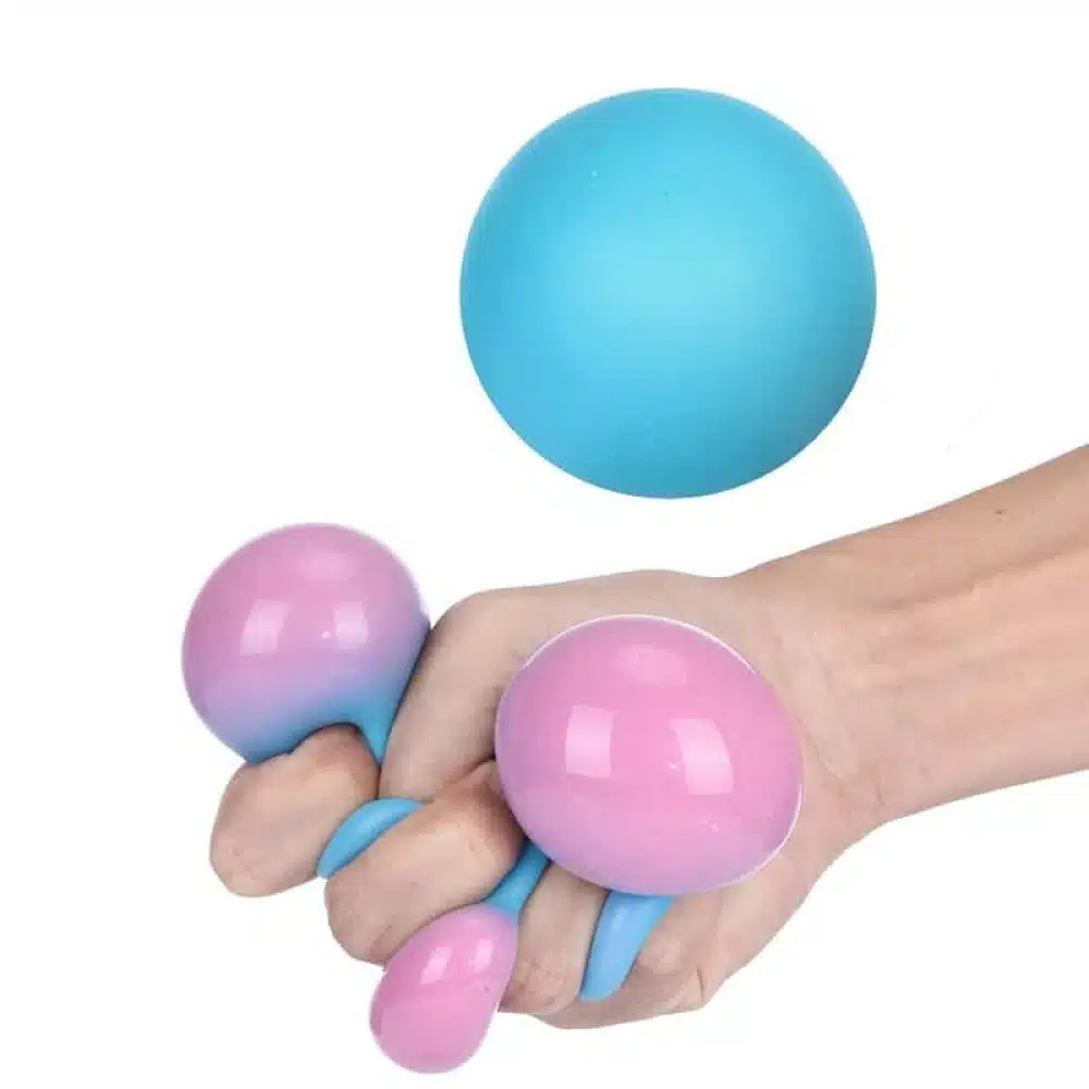 Balle antistress à couleur changeante pour enfants. Bonne qualité et très pratique.