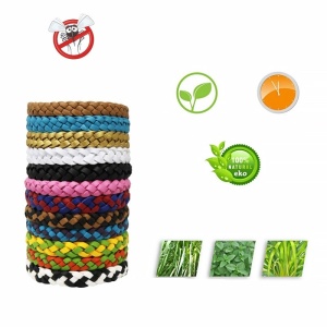 Lot de 10 bracelets anti-moustiques pour enfant. Bonne qualité et très tendance.