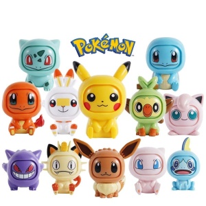 Jouets figurines Pokémon visage variable, et plusieurs couleurs disponible.