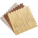 Dapis de danse puzzle empilé imitation parquet