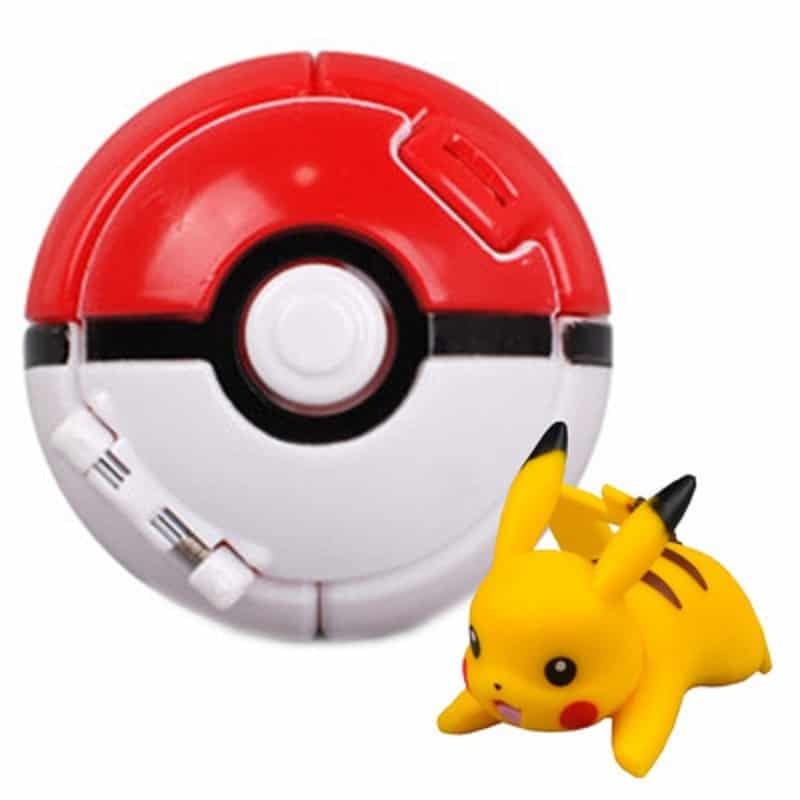 Figurines Pokémon Avec Pokéball - Lot De 12 (Pikachu + 11 Autres) - Neuf - Sans Marque