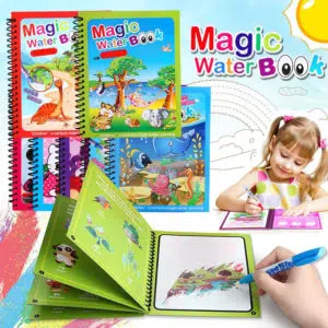 Livre de coloriage magique avec stylo à eau