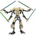 Figurines de droïde de combat Star Wars style lego avec sabres
