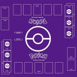 Tapis de jeu de cartes Pokemon violet