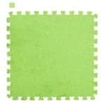 Tapis puzzle en mousse uni vert