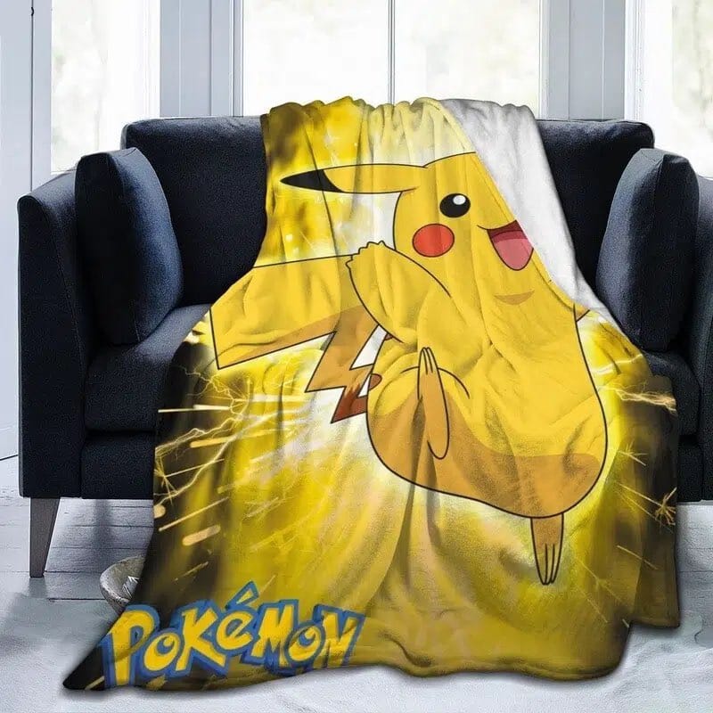 Short Noir Pikachu Pokémon Pour Garçon – Taille 10 Ans, Coton, Taille élastique
