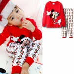 Ensemble de pyjama de Noël Minnie pour enfants. Bonne qualité et très tendance.