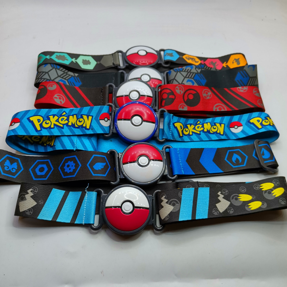 Plusieurs ceintures extensibles Pokémon Ball pour enfants à plusieurs coloris