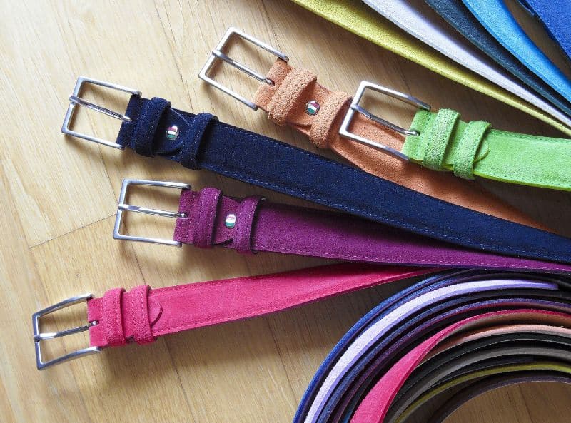 Hawfly 2 Pièces Ceinture Fine Fee Ceintures Fines Cuir, Cuir Réglable Ceinture Fine Pour Jeans