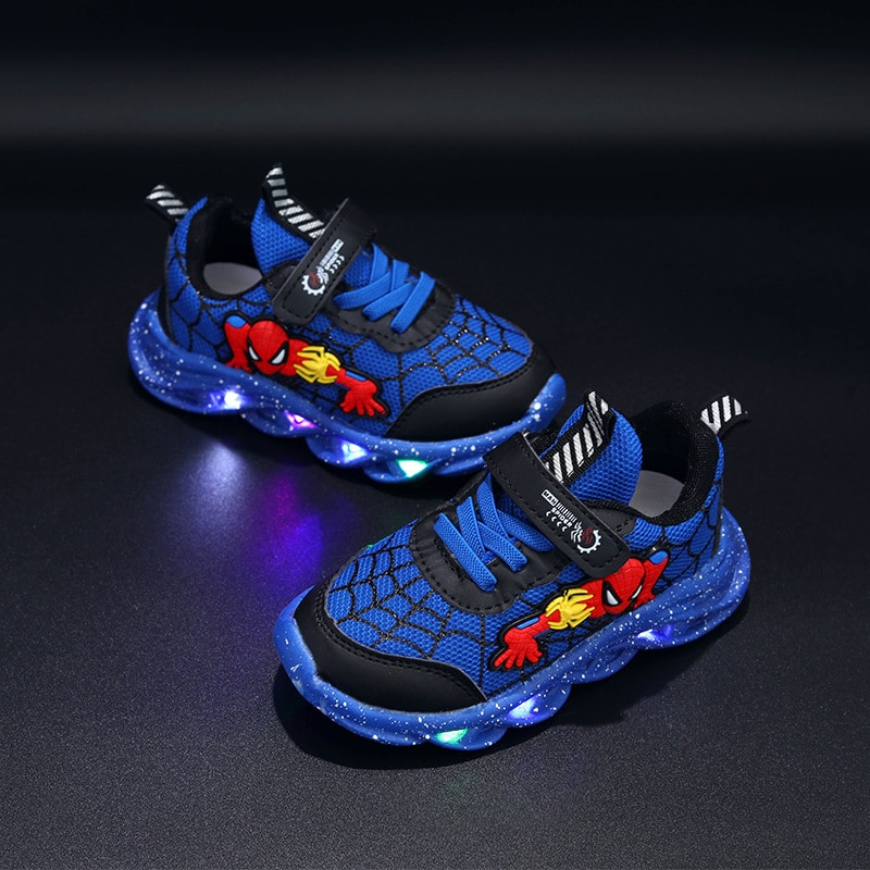 Chaussures Spider-Man lumineuses • Enfant World