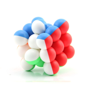 Rubik's cube pour enfant forme de bulles multicolore