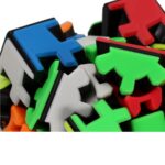 Rubik's cube pour enfant avec puzzle intégré