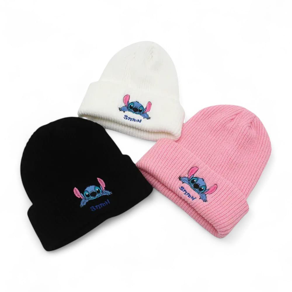 Bonnet enfant avec broderie Stitch différents coloris – Image 2
