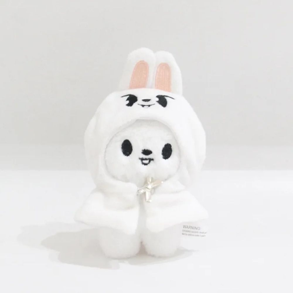 Peluche Stray Kids Skzoo de Lee Know lapin blanc Leebit • Enfant World
