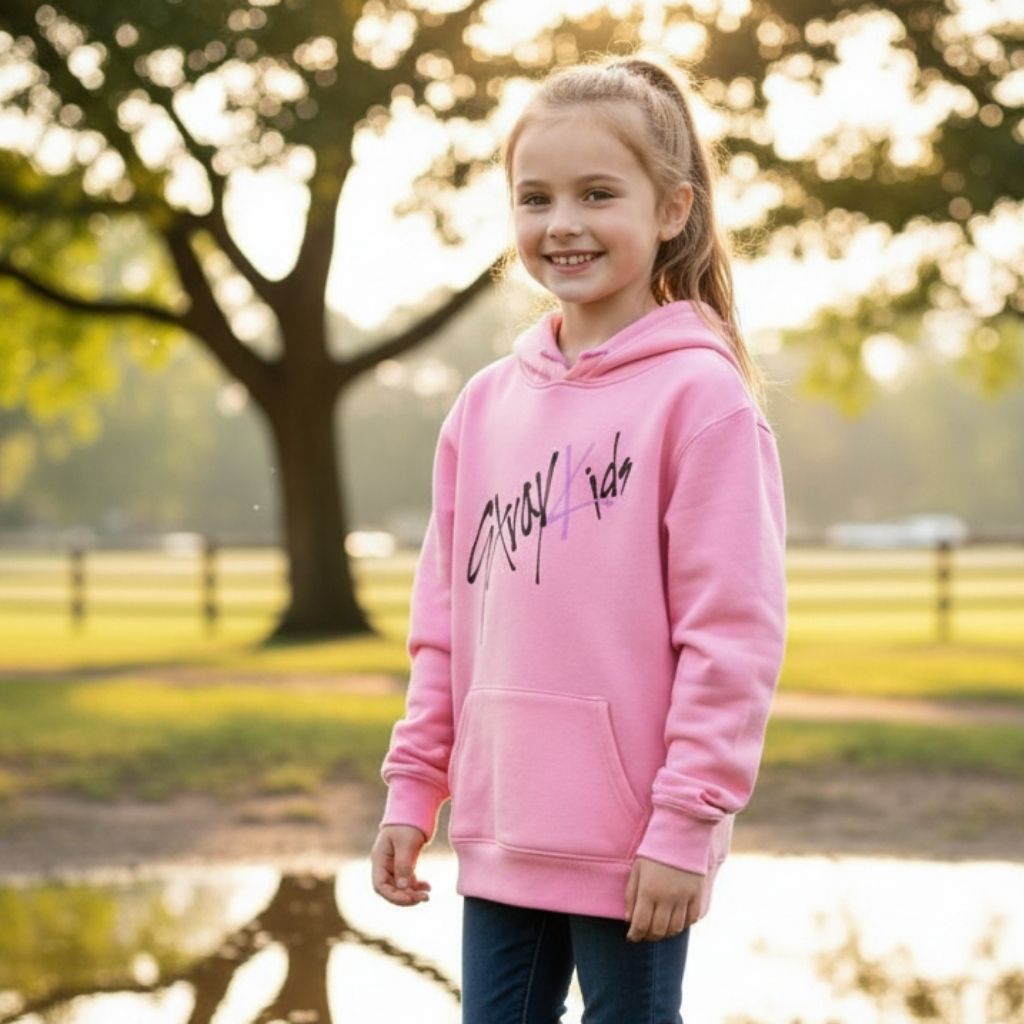 Sweat enfant Stray Kids à capuche à motif Skzoo – Image 3