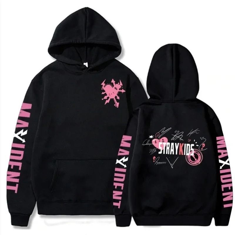 Sweat pour enfant avec capuche à l'image de l'album Maxident des Stray Kids