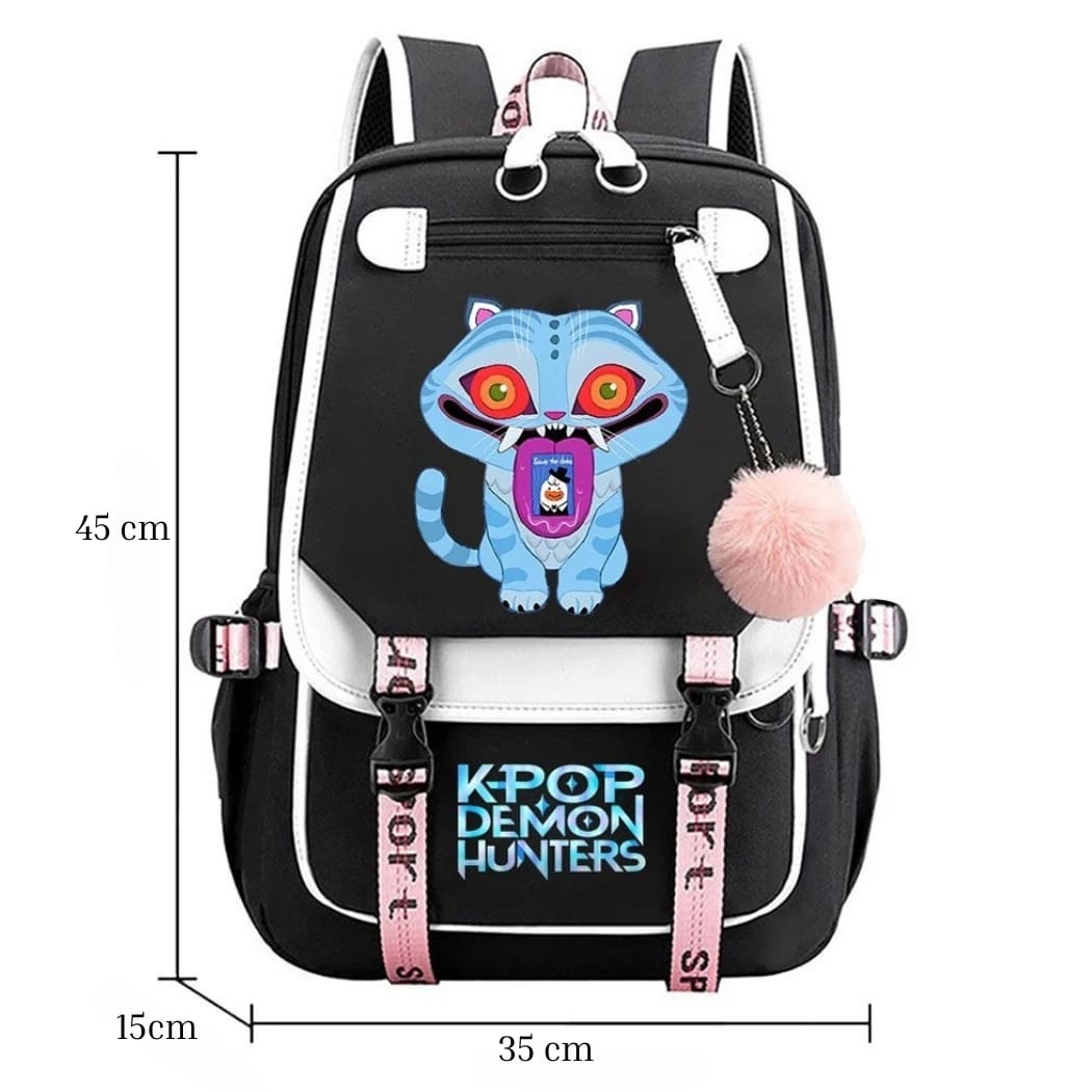 Sac Scolaire USB Sac à Dos Kpop Demon Hunters - YiLianDa - Imperméable