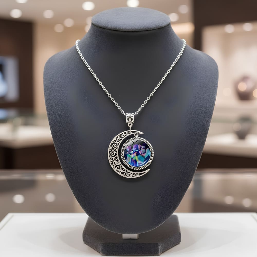 6 Pcs Collier Kp0p Démon Hunt-ers, Pendentif Verre Avec