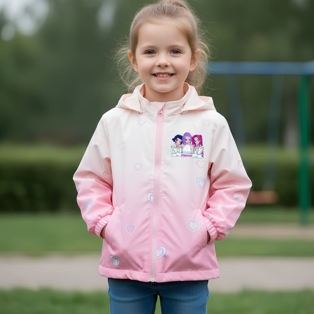 Veste enfant K-pop Demon Hunters coupe-vent imperméable – Image 2