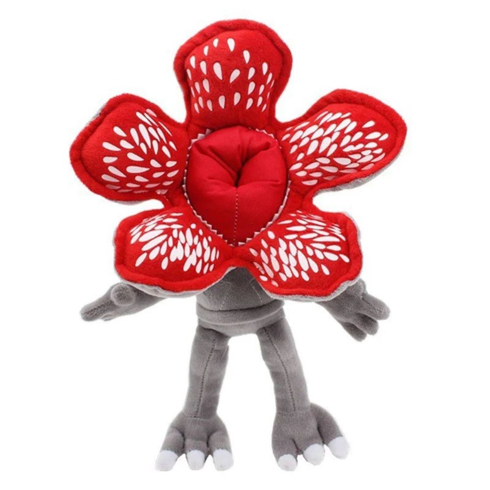 Peluche Stranger Things avec le Dermogorgon, sur fond blanc