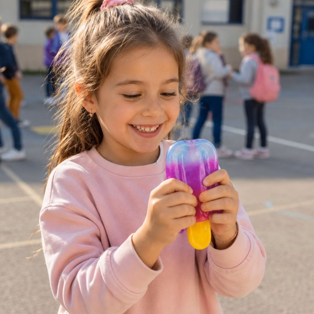 Squishy Needoh popsicle, jouet anti-stress sensoriel à presser pour enfant – Image 3