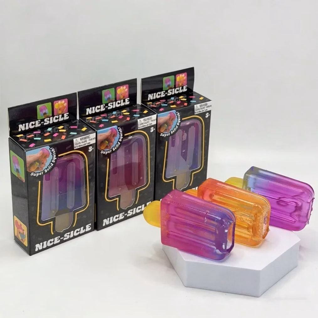 Squishy Needoh popsicle, jouet anti-stress sensoriel à presser pour enfant – Image 5